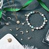 SUPERFINDINGS 14Pcs 7 Style Brass Micro Pave Cubic Zirconia Charms ZIRC-FH0001-10-5