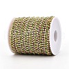 Iron Rhinestone Cup Chains CH-T006-04G-09-2