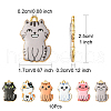 10Pcs Rack Plating Alloy Enamel Pendants FIND-FS0002-53C-4