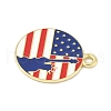 Independence Day Alloy Enamel Pandants FIND-M083-05K-G-2