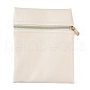 Imitation Leather Jewelry Storage Zipper Bags ABAG-G016-01D-02-1