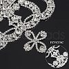 Crown Glass Rhinestone Patches DIY-WH0260-81B-4