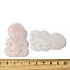 Natural Rose Quartz Big Pendants G-G113-01D-3