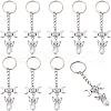 SUNNYCLUE 20Pcs Alloy Keychain KEYC-SC0001-15E-1