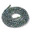 Electroplate Transparent Glass Beads Strands X1-GLAA-H021-01B-FR01-4