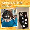 SUNNYCLUE 60Pcs 6 Colors Halloween Plastic Cabochons FIND-SC0010-65-5