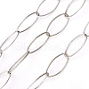 304 Stainless Steel Paperclip Chains STAS-A048-04P-1