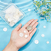 BENECREAT 240Pcs 3 Style Capiz Shell Pendants SHEL-BC0001-015-3