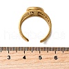 304 Stainless Steel Cuff Ring Components STAS-V012-01A-G-3