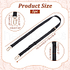 Adjustable PU Imitation Leather Bag Straps PURS-WH0005-51KCG-02-2