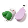 Opaque Resin Imitation Food Pendants CRES-M030-04-2