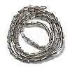 Transparent Electroplate Glass Beads Strands EGLA-H107-02A-PL01-4