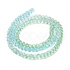 Transparent Painted Glass Beads Strands X1-DGLA-A034-T4mm-A16-5