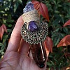 Natural Amethyst & Natural  Smoky Quartz Display Decorations PW-WG54242-02-1