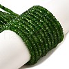 Natural Green Diopside Beads Strands G-G259-A01-2x3mm-2