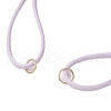 5Pcs 5 Colors Adjustable Waxed Polyester Cord Bracelet Making AJEW-JB01314-01-3