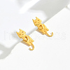 S925 Sterling Silver Cat Shape Stud Earrings DX2509-4