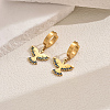 Metal Bird Stainless Steel Hoop Earrings for Women Daily Versatile Jewelry SE6238-4-6