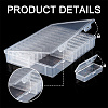 AHADERMAKER 25Pcs 2 Styles PLastic Bead Containers CON-GA0001-21-5