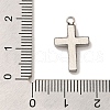 304 Stainless Steel Rhinestone Pendants X-STAS-S131-11P-3