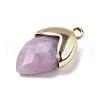Natural Lepidolite Pendants G-U019-03A-03-2
