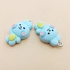Opaque Resin Pendants RESI-CJC0021-09-1