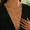 Stainless Steel Virgin Cross Pendant Rosary Bead Necklaces for Women PR5639-3