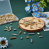 Craftdady 200Pcs 20 Style Tibetan Style Alloy Beads FIND-CD0001-33-6