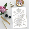 4Pcs 4 Styles PET Hollow Out Drawing Painting Stencils DIY-WH0394-0102-3