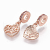 Alloy European Dangle Charms X-MPDL-T004-03RG-2