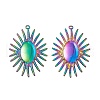 Ion Plating(IP) 304 Stainless Steel Pendants STAS-B031-09R-2