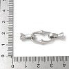 Brass Fold Over Clasps KK-U052-30P-3