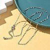 304 Stainless Steel Necklaces NJEW-JN05265-1