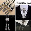 CHGCRAFT 3 Sets 3 Colors Electroplate Zinc Alloy Cord Ends FIND-CA0004-05-6