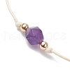 Natural Gemstone Braided Bead Bracelets for Women BJEW-JB11355-4