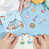 Butterfly Stitch Markers HJEW-AB00261-3