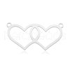 Non-Tarnish 201 Stainless Steel Connector Charms STAS-N090-LA869-1-2