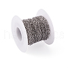 304 Stainless Steel Textured Cable Chains CHS-H007-05P-A-3