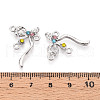 Alloy Rhinestone Chandelier Component Links PALLOY-T090-45P-3