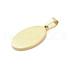 304 Stainless Steel Stamping Blank Tag Pendants STAS-H333-02G-2