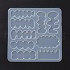 DIY Irregular Shape Cabochon Silicone Molds for Hair Clips DIY-L069-01A-3