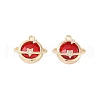 Golden Plated Brass Pendans KK-L218-001G-01-1