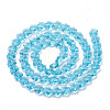 Transparent Glass Beads GLAA-Q066-10mm-C09-2