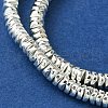 Electroplated Synthetic Non-Magnetic Hematite Beads Strands G-H020-F01-04-3