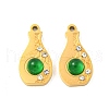 Ion Plating(IP) 304 Stainless Steel Pendants STAS-S135-17G-1