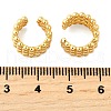 Brass Cuff Earrings EJEW-K309-14G-5