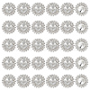MAYJOYDIY US 30Pcs Alloy Rhinestone Shank Buttons BUTT-MA0001-03-1