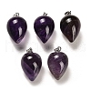 Natural Amethyst Pendants G-M424-02P-09-1