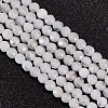 Olycraft 2 Strands Natural Rainbow Moonstone Beads Strands G-OC0005-32-1