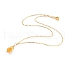 Natural Quartz Crystal Pendant Necklace & Dangle Earrings Jewelry Sets X-SJEW-JS01060-02-2